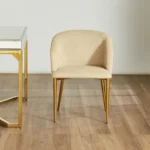 طاولة سفرة 12 مقعدًا بسطح زجاجي