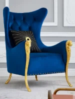 كرسي مفرد بتصميم ملكي