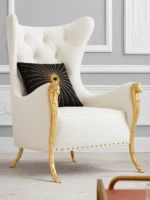 كرسي مفرد بتصميم ملكي