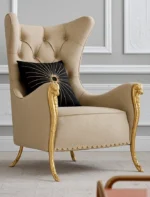 كرسي مفرد بتصميم ملكي