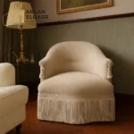 كرسي مفرد بتصميم كلاسيكي