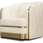 طقم كنب بلمسة ذهبية فاخرة