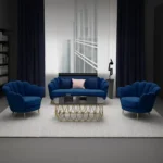 طقم كنب صالة بتصميم مودرن انيق