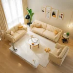 كنب جلد بتصميم ايطالي