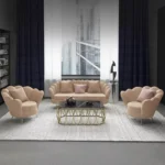 طقم كنب صالة بتصميم مودرن انيق