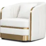 طقم كنب بلمسة ذهبية فاخرة