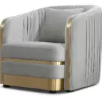 طقم كنب بلمسة ذهبية فاخرة