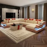 كنب زاوية مودرن فخم بتصميم عصري