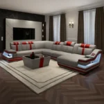 كنب زاوية مودرن فخم بتصميم عصري