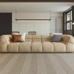 كنب صاله جلد بتصميم مودرن