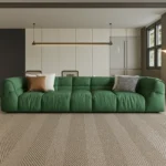 كنب صاله جلد بتصميم مودرن