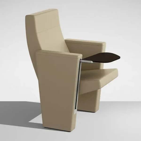 كرسي جلوس لغرفة المعيشة بتصميم مودرن وخشب متين مغطى بالجلد عالي الجودة