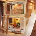 سرير أطفال بدورين