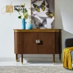 بوفيه مذهب بتفاصيل دقيقة ولمسات فاخرة