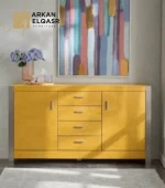 بوفيه عصري متعدد الاستخدامات مع تصميم فريد