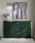 بوفيه عصري متعدد الاستخدامات مع تصميم فريد