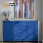 بوفيه عصري متعدد الاستخدامات مع تصميم فريد