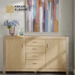 بوفيه عصري متعدد الاستخدامات مع تصميم فريد