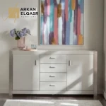 بوفيه عصري متعدد الاستخدامات مع تصميم فريد