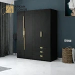 دولاب من 3 أرفف باب الثاني من 2 أرفف علاقة ملابس