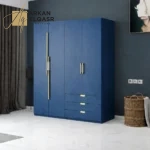 دولاب من 3 أرفف باب الثاني من 2 أرفف علاقة ملابس