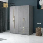 دولاب من 3 أرفف باب الثاني من 2 أرفف علاقة ملابس