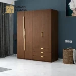 دولاب من 3 أرفف باب الثاني من 2 أرفف علاقة ملابس