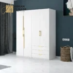 دولاب من 3 أرفف باب الثاني من 2 أرفف علاقة ملابس