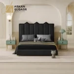 سرير بتصميم هولستر مع 2 كومودينة شيك