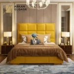 سرير مودرن لغرفة نوم رئيسية بتصميم ايطالي