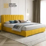 سرير نوم فاخر من جلد عالي الجودة