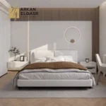 سرير بتصميم ظهر مريح و فخم