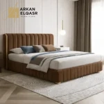 سرير نوم فاخر من جلد عالي الجودة