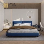 سرير بتصميم ظهر مريح و فخم