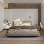 سرير بتصميم ظهر مريح و فخم