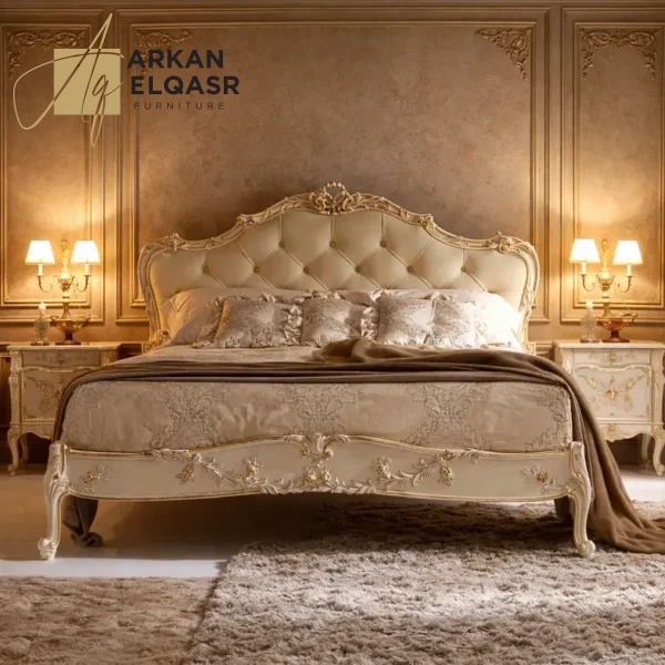 سرير ملكي بتصميم ايطالي فخم
