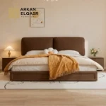 سرير مريح بوحدة تخزين مميزة