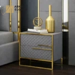 طاولة سرير جانبية بتصميم ايطالي على طراز الدايموند