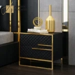 طاولة سرير جانبية بتصميم ايطالي على طراز الدايموند