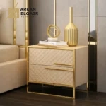 طاولة سرير جانبية بتصميم ايطالي على طراز الدايموند