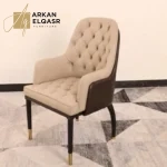 طاولة طعام رخام فاخرة بتصميم اسبانى مع كراسي