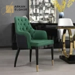 طاولة طعام رخام فاخرة بتصميم اسبانى مع كراسي