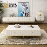 طاولة تلفاز رخام