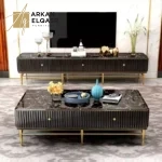 طاولة تلفاز رخام