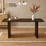 طاولة سفرة ذات ستة مقاعد ولمسة فريدة