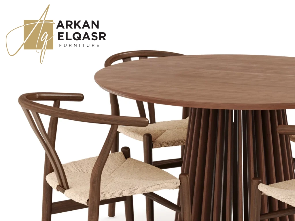 طاولة طعام دائرية مودرن متعددة المقاس