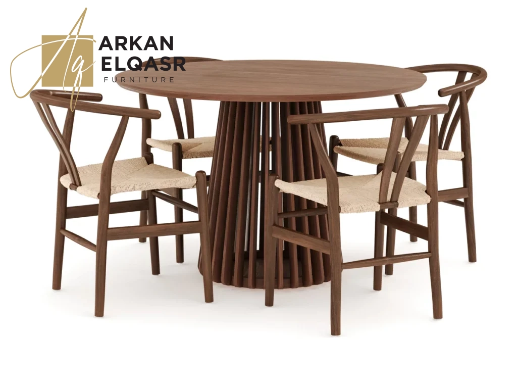 طاولة طعام دائرية مودرن متعددة المقاس