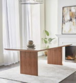 طاولة طعام ٨ كراسي وسطح من الرخام