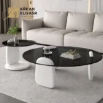 طقم طاولات قهوة بتصميم حديث