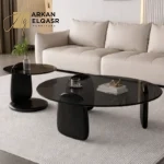 طقم طاولات قهوة بتصميم حديث